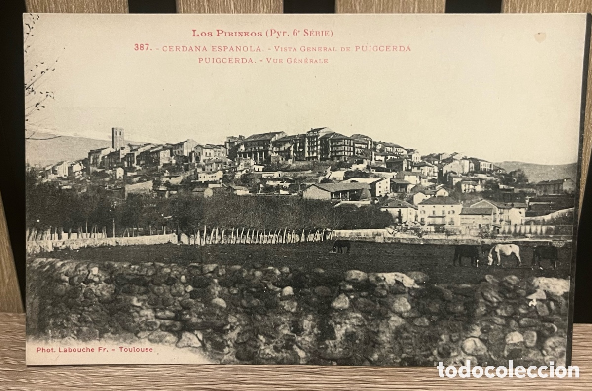 Postales: POSTAL: CERDA&Ntilde;A ESPA&Ntilde;OLA - VISTA ENERAL DE PUIGCERDA N&ordm;387