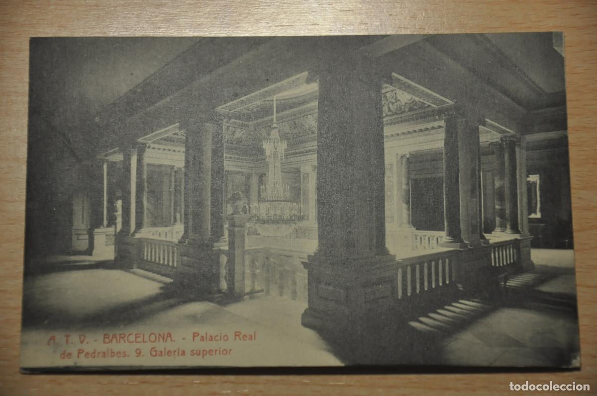 Postales: postal barcelona, palacio real de pedralbes, galeria superior, atv 9