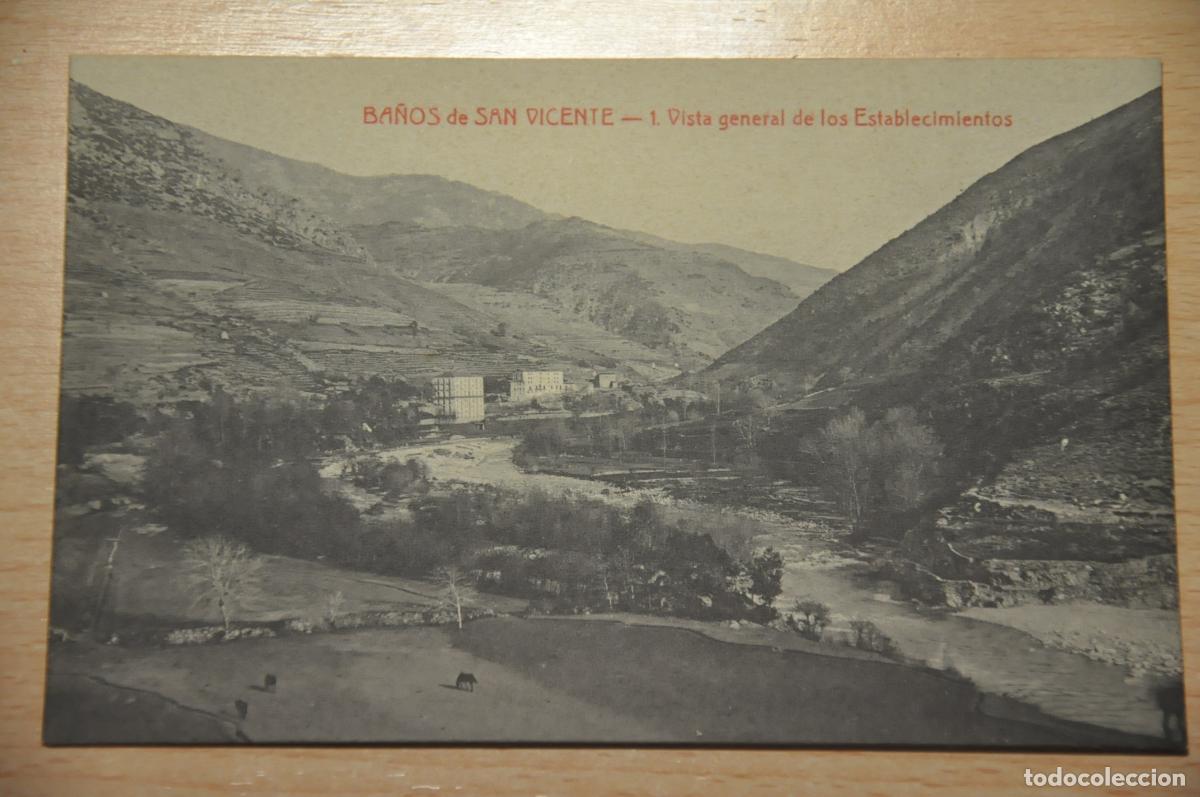 Postales: postal ba&ntilde;os de san vicente 1, vista general de los establecimientos