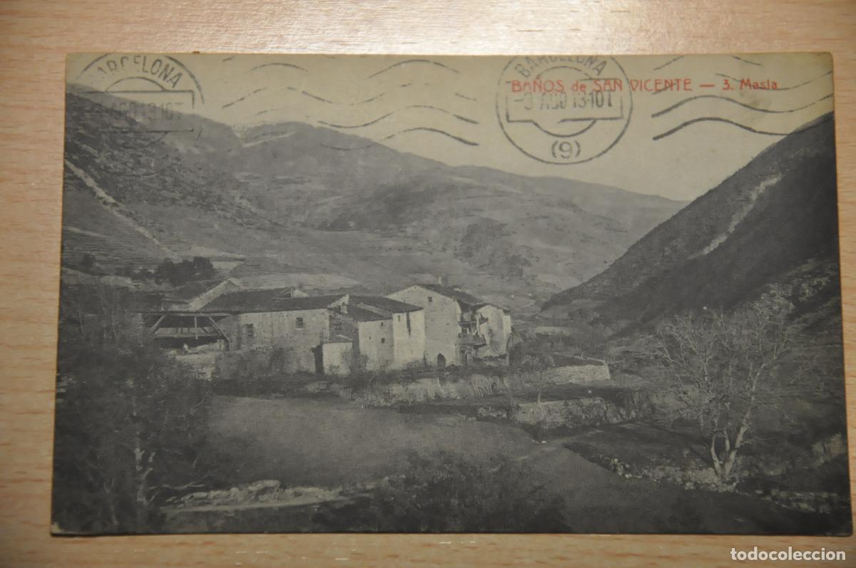 Postales: postal ba&ntilde;os de san vicente 3, masia