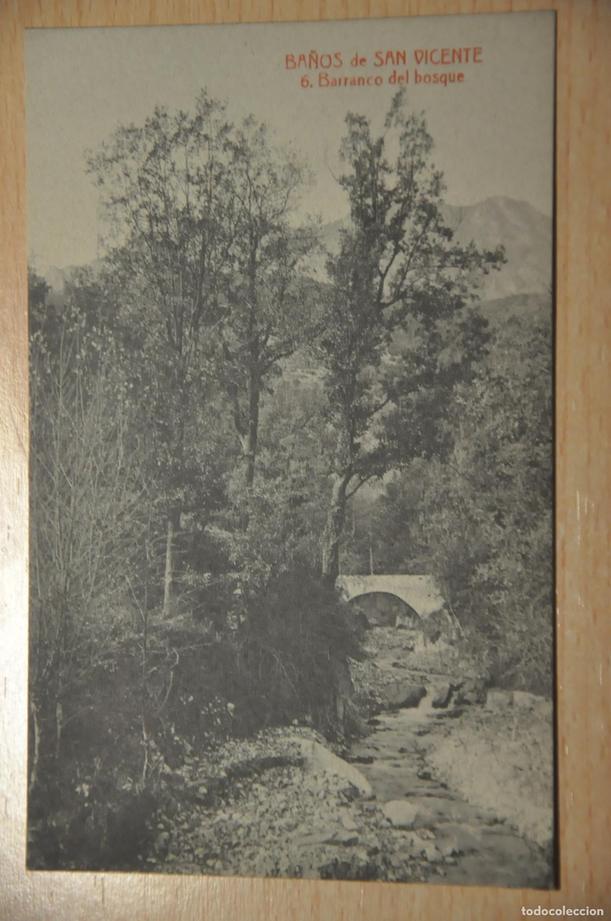 Postales: postal ba&ntilde;os de san vicente 6, barranco del bosque
