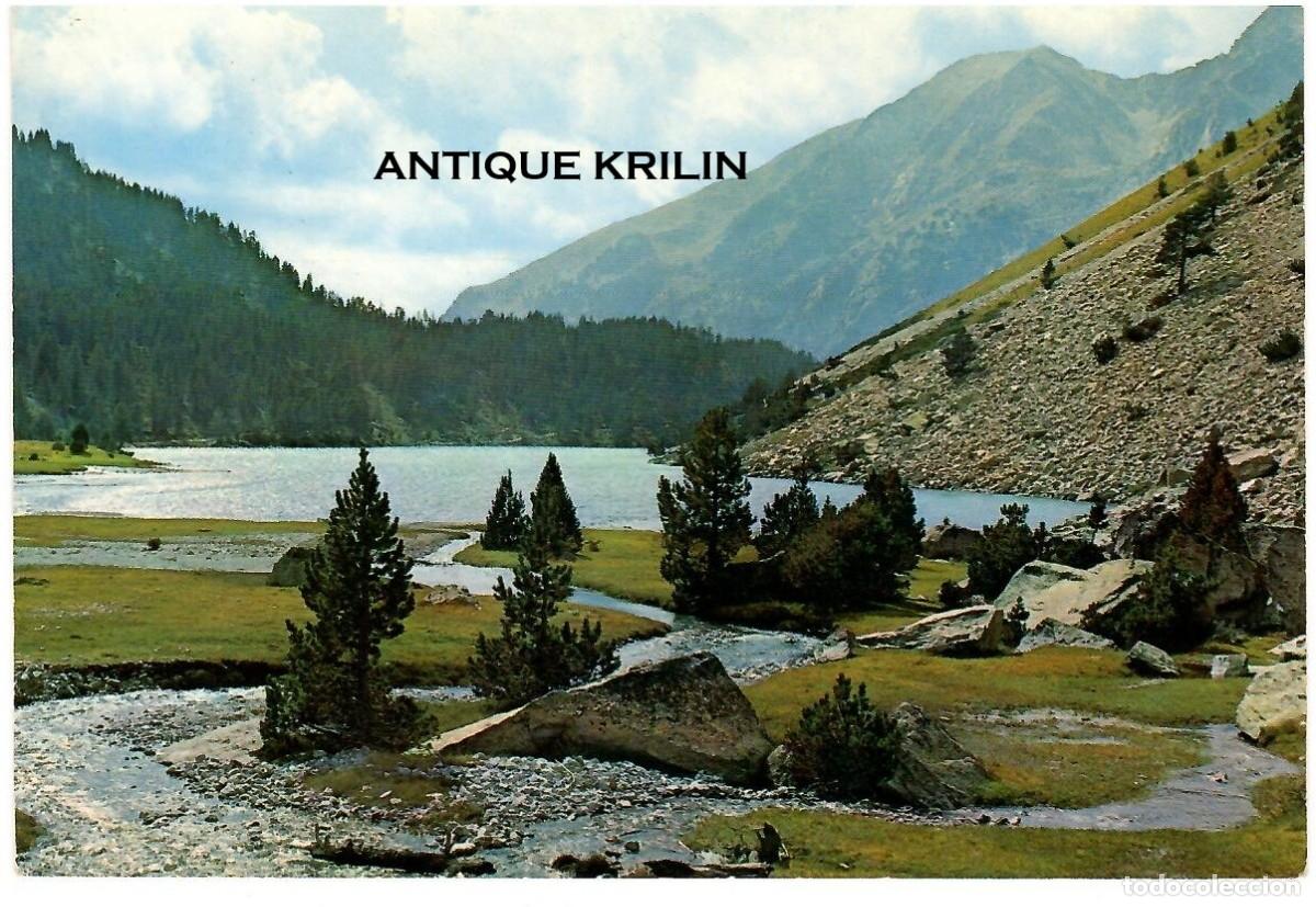 Postales: PIRINEOS DE LERIDA N&ordm; 5297 VALLE DE BOHO , LAGO LLONG / G. GARRABELLA / FRANQUEADA