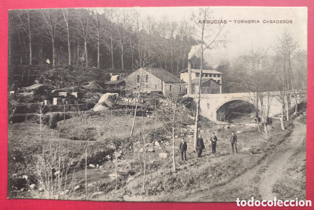 Postales: ARB&Uacute;CIES TORNERIA CASADES&Uacute;S POSTAL FOTOGR&Aacute;FICA ANIMADA FOTOGRAF&Iacute;A MAURI GIRONA C. 1915