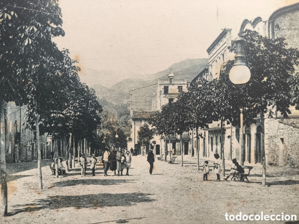 Postales: SANT JOAN DE LES ABADESSES POSTAL RAMBLA COMTE JOFRE POSTAL ANIMADA FOTOTIPIA C. 1915