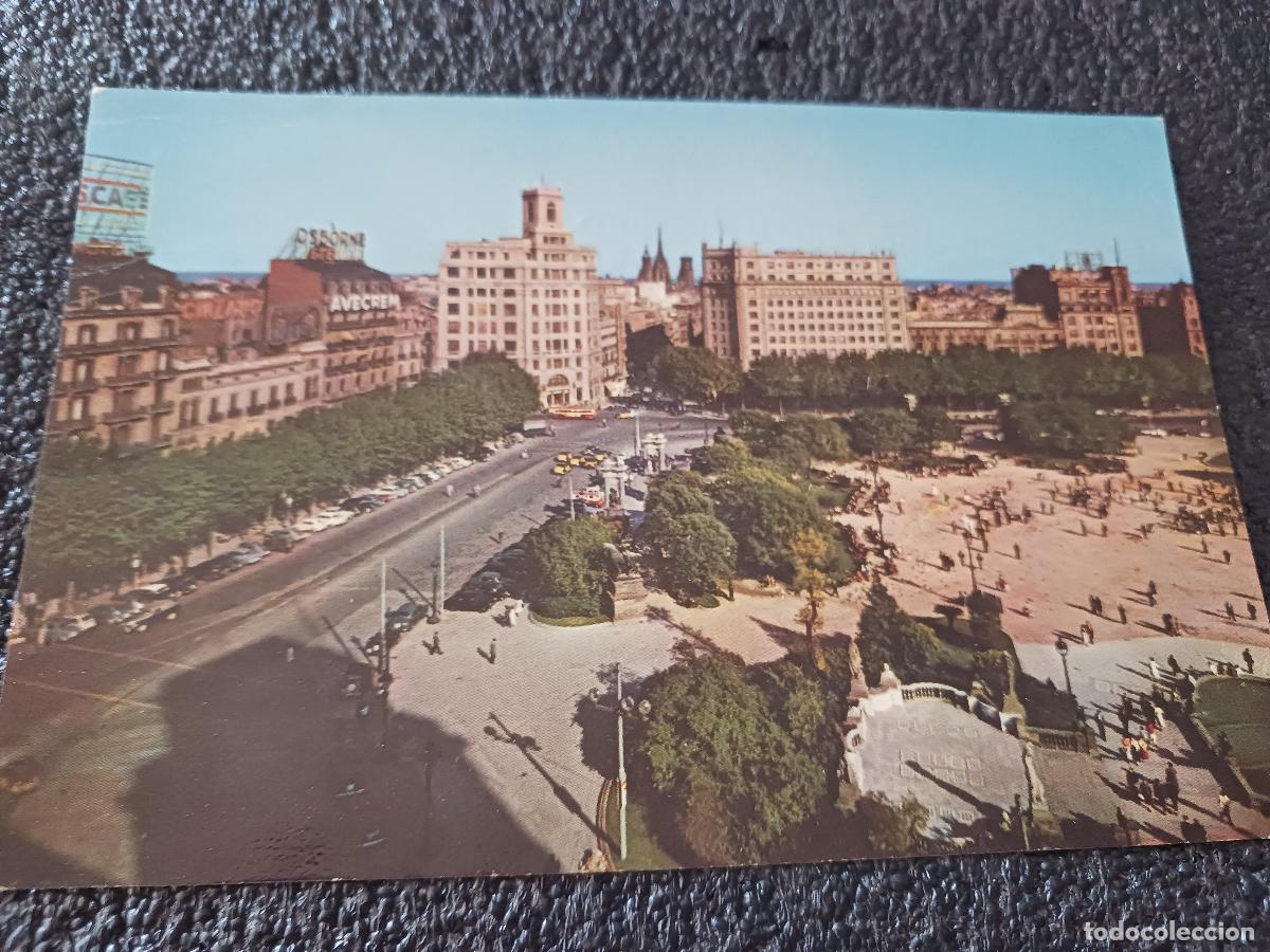 Postales: 174 barcelona, la plaza de catalu&ntilde;a, ed. campa&ntilde;a