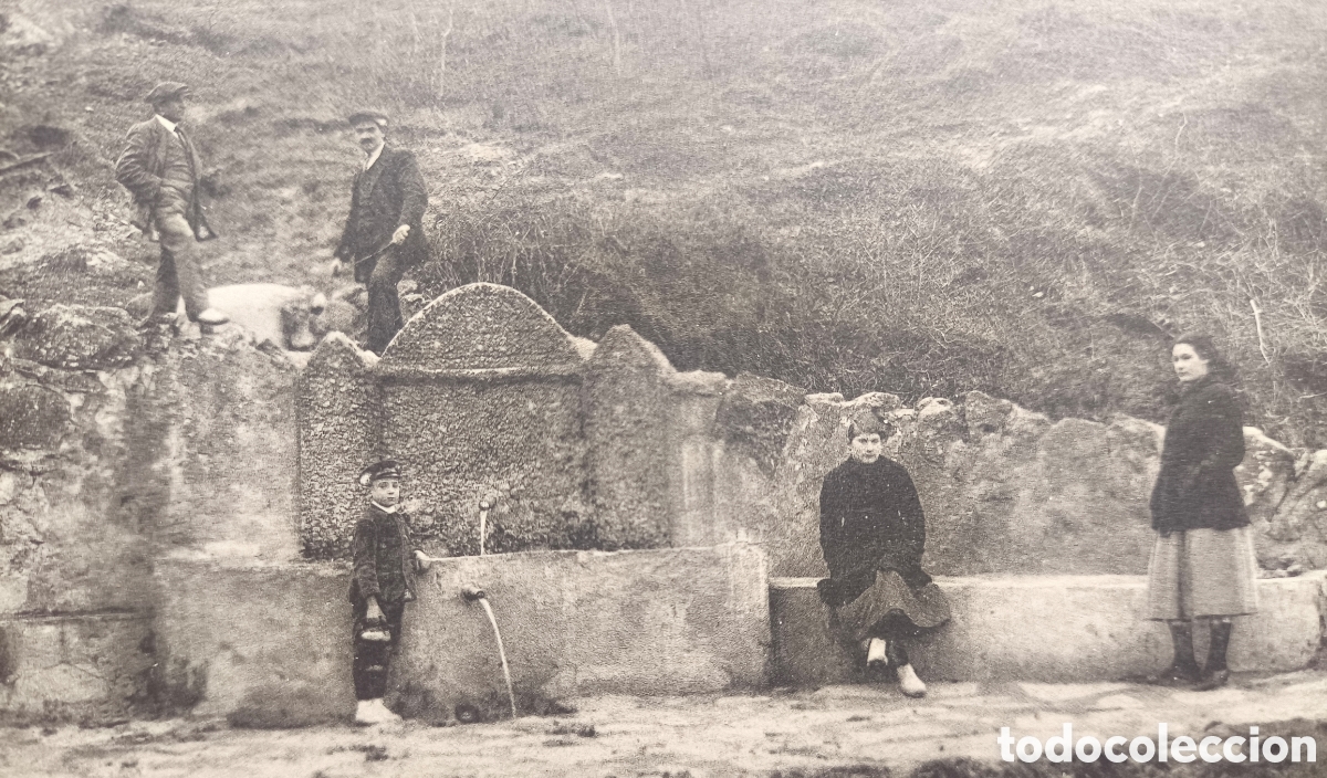 Postales: SANT JOAN DE LES ABADESSES FONT DEL CUBIL&Agrave; POSTAL ANIMADA FOTOTIPIA RIPOLLES C. 1915