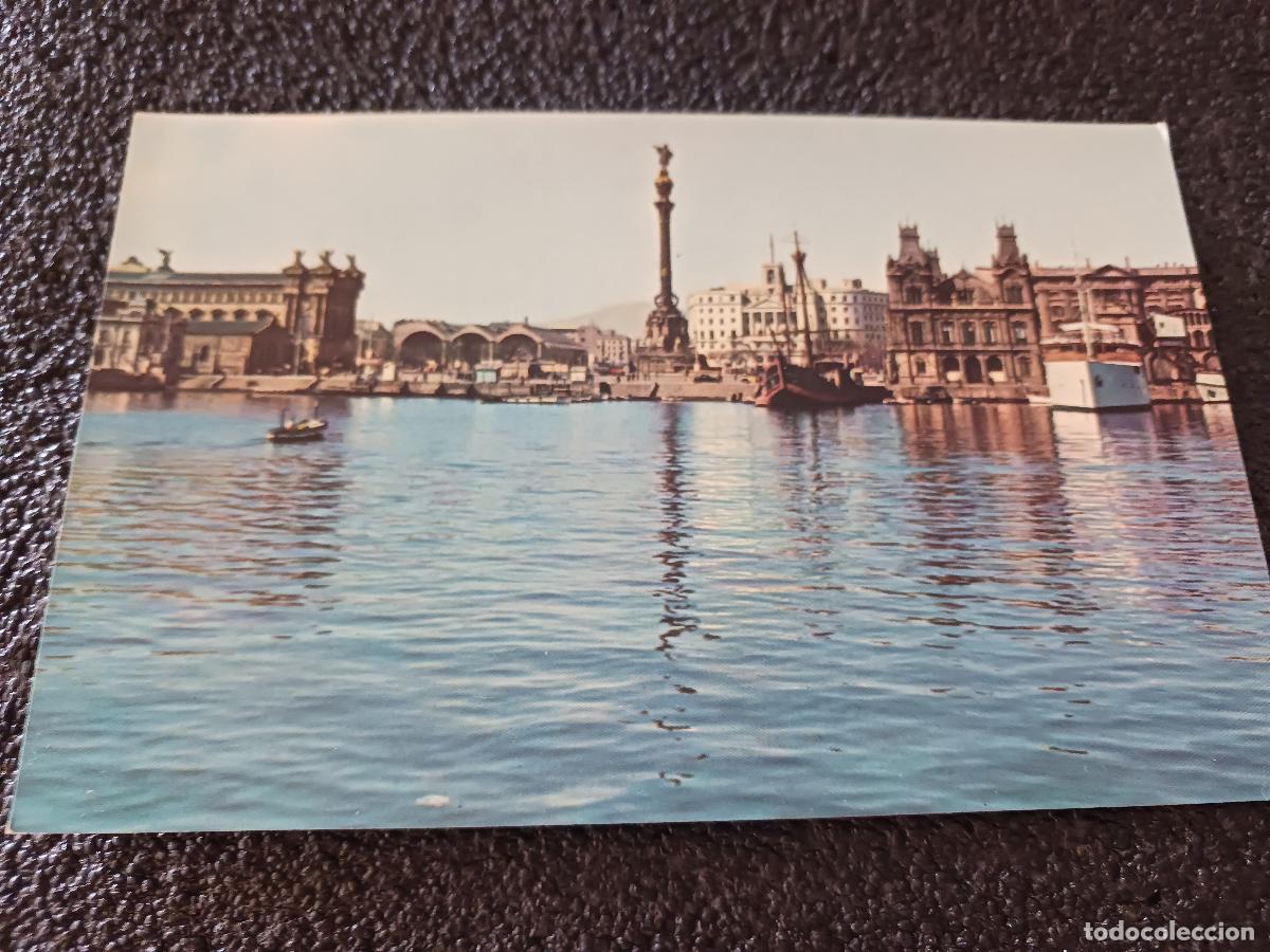Postales: 2015 Barcelona, monumento a colon y embarcaderos, ed. Zerkowitz, Fotoc. Zemacrom, Imp. Casamaj&oacute;