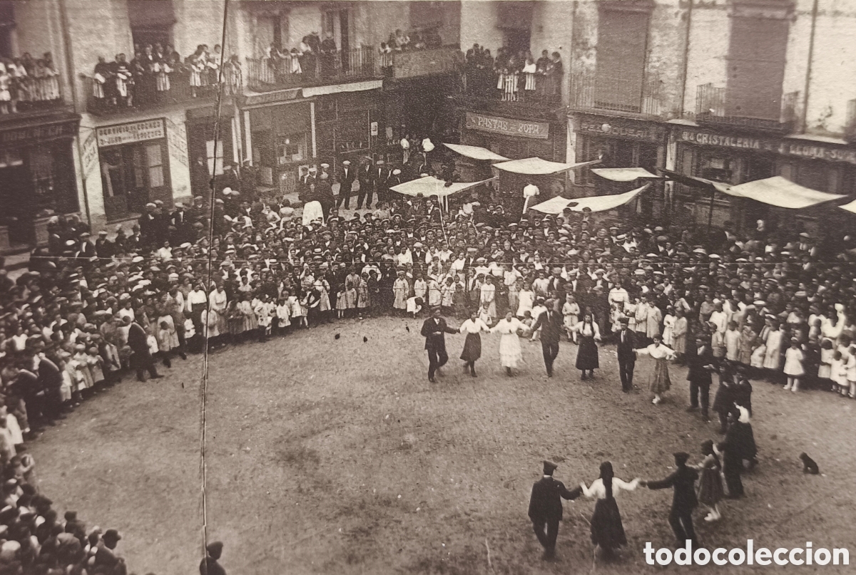 Postales: OLOT FESTA MAJOR PLA&Ccedil;A BALL EL CONTRAP&Aacute;S POSTAL
