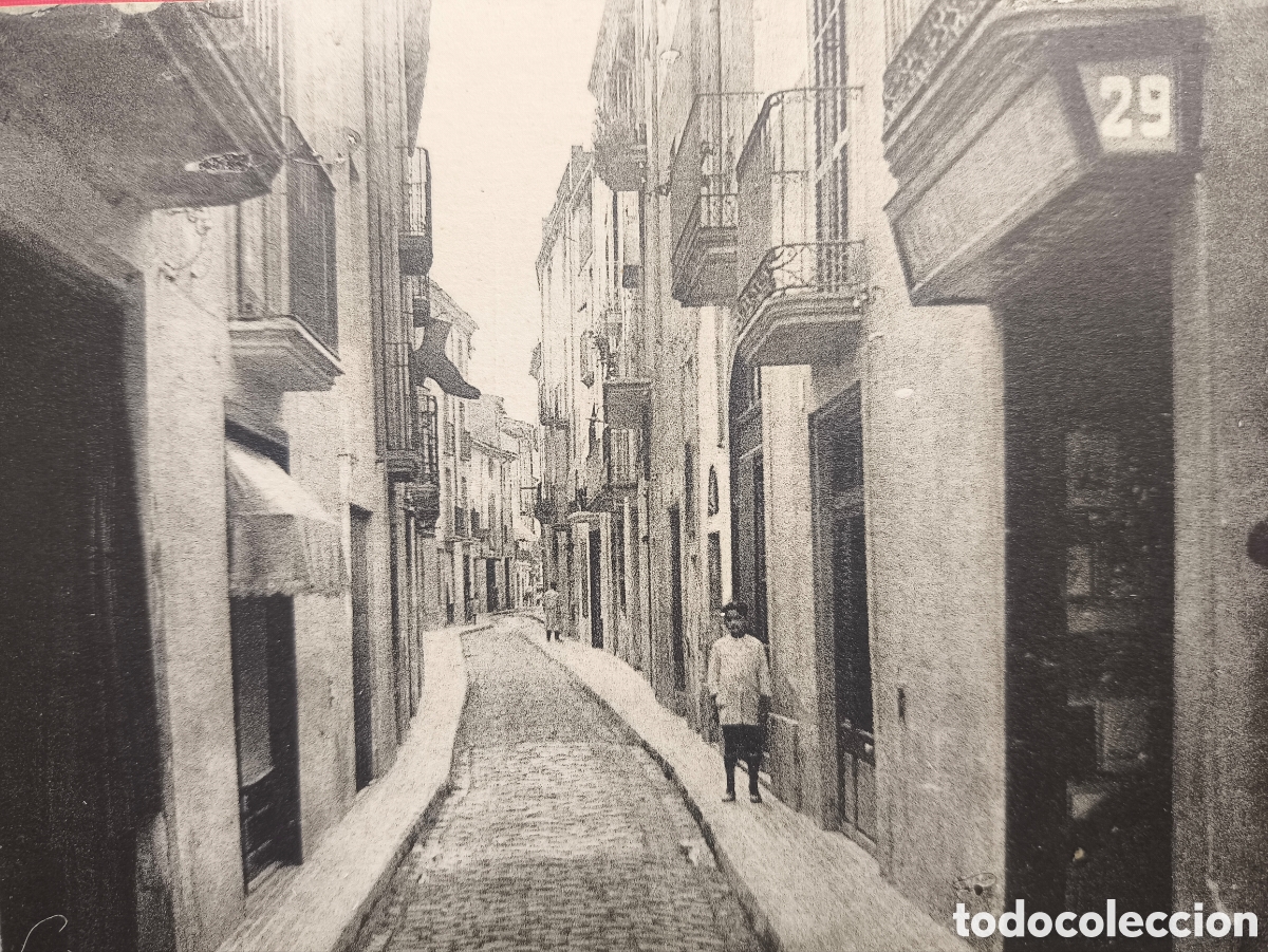 Postales: CAPELLADES CARRER ENRIC PRAT DE LA RIBA POSTAL FOTOTIPIA ED. JOAN POCH ANOIA C. 1925