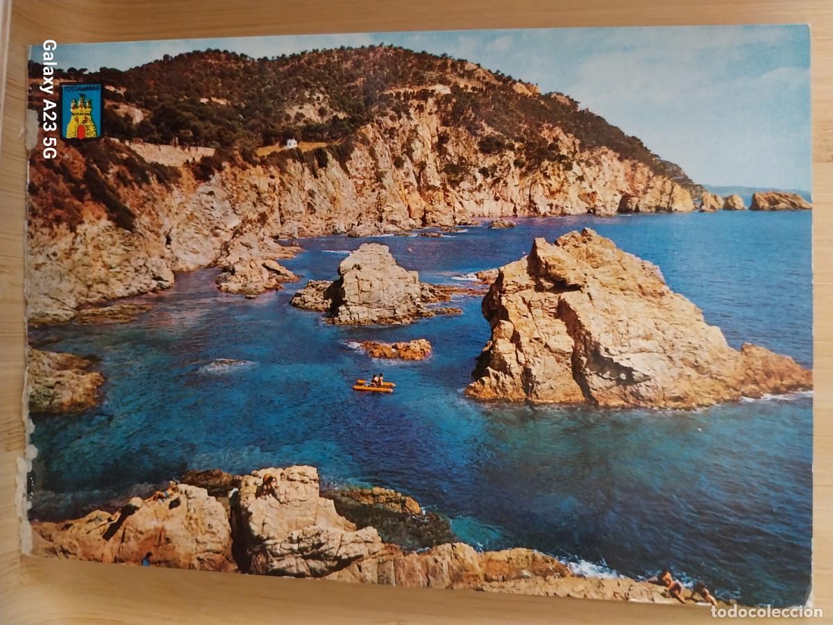 Postales: LES ILLETES ACANTILADO TOSSA DE MAR ED SOBERANAS 186 SC ORIGINAL