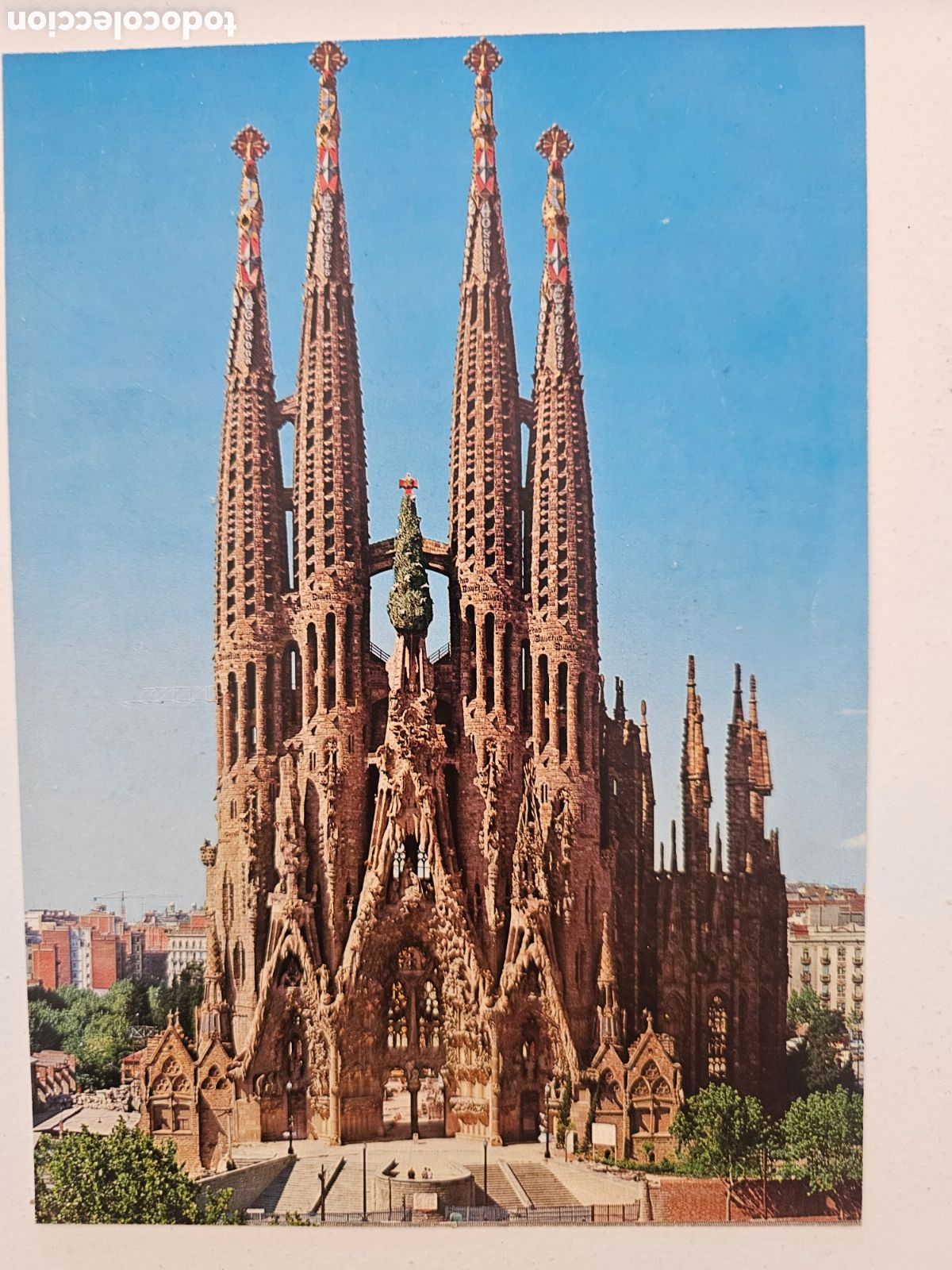 Postales: Postal o similar de gran tama&ntilde;o de Barcelona Sagrada Familia 1960s