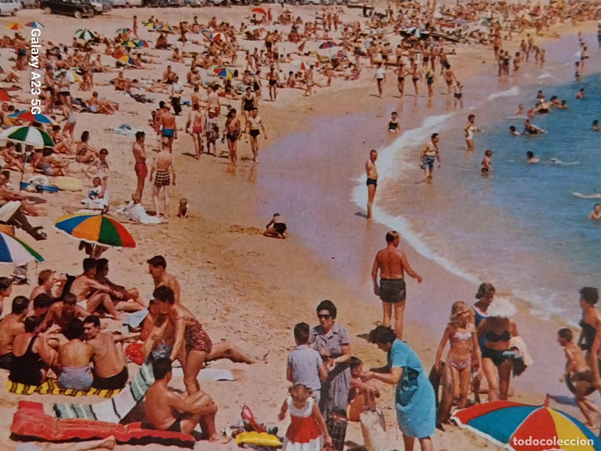 Postales: SAN FELIU GUIXOLS PLAYA DE SAN POL ED FISA 173 SC ORIGINAL ANIMADA