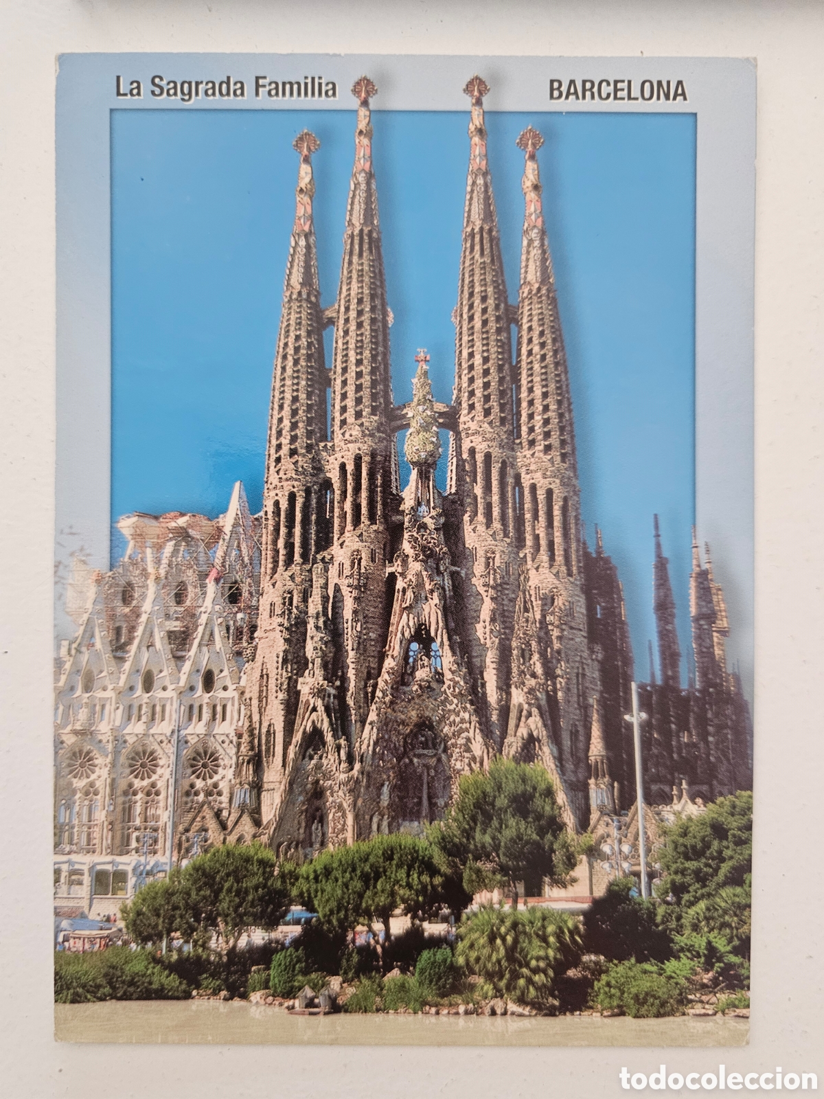 Postales: Postal mediana de la Sagrada Familia de Barcelona Fotograf&iacute;a de A. Campany&agrave; 1990s B 758