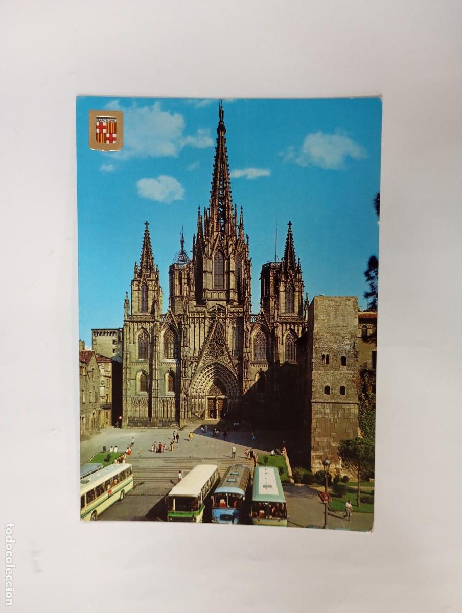 Postales: POSTAL DE BARCELONA. FACHADA DE LA CATEDRAL. TDKP29X
