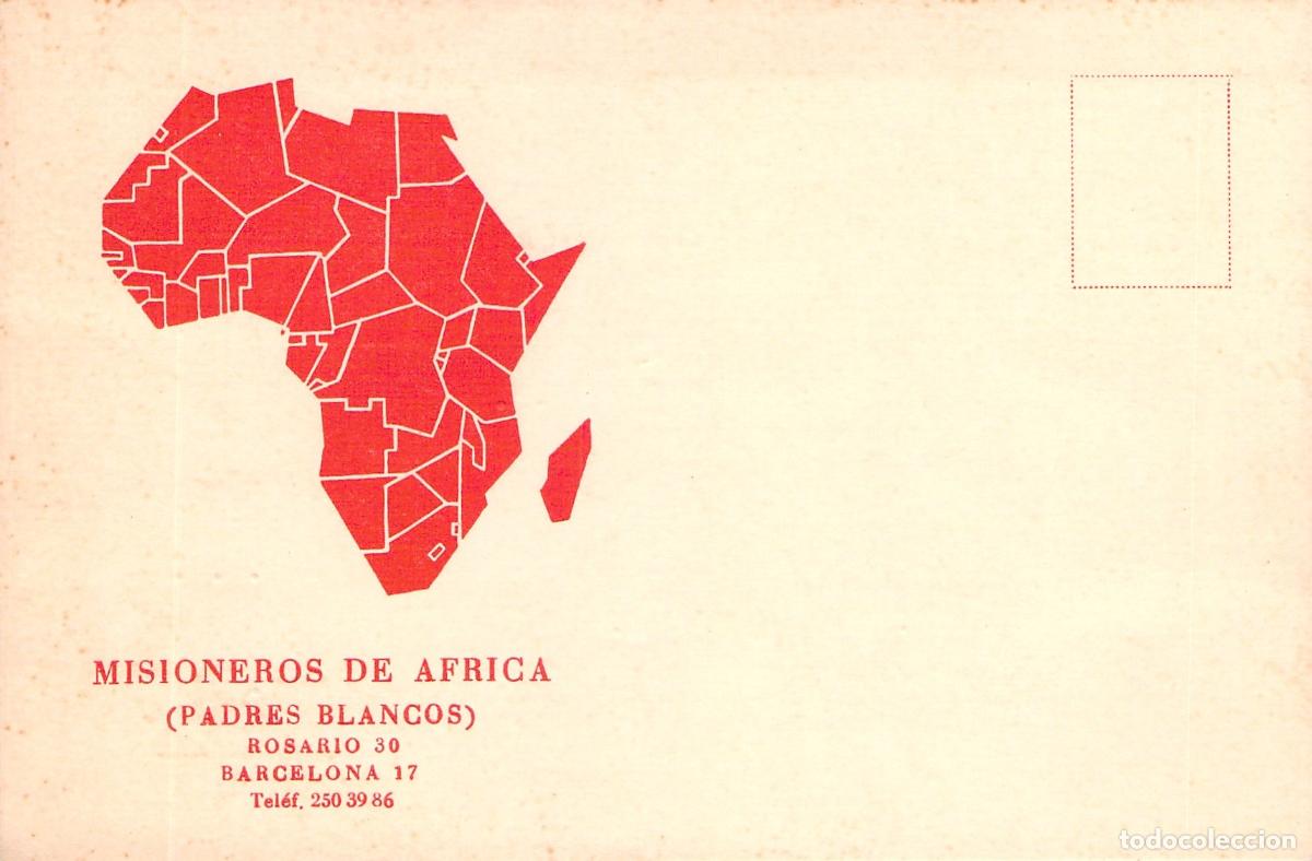 Postales: Postal Misioneros de Africa Padres Blancos Barcelona
