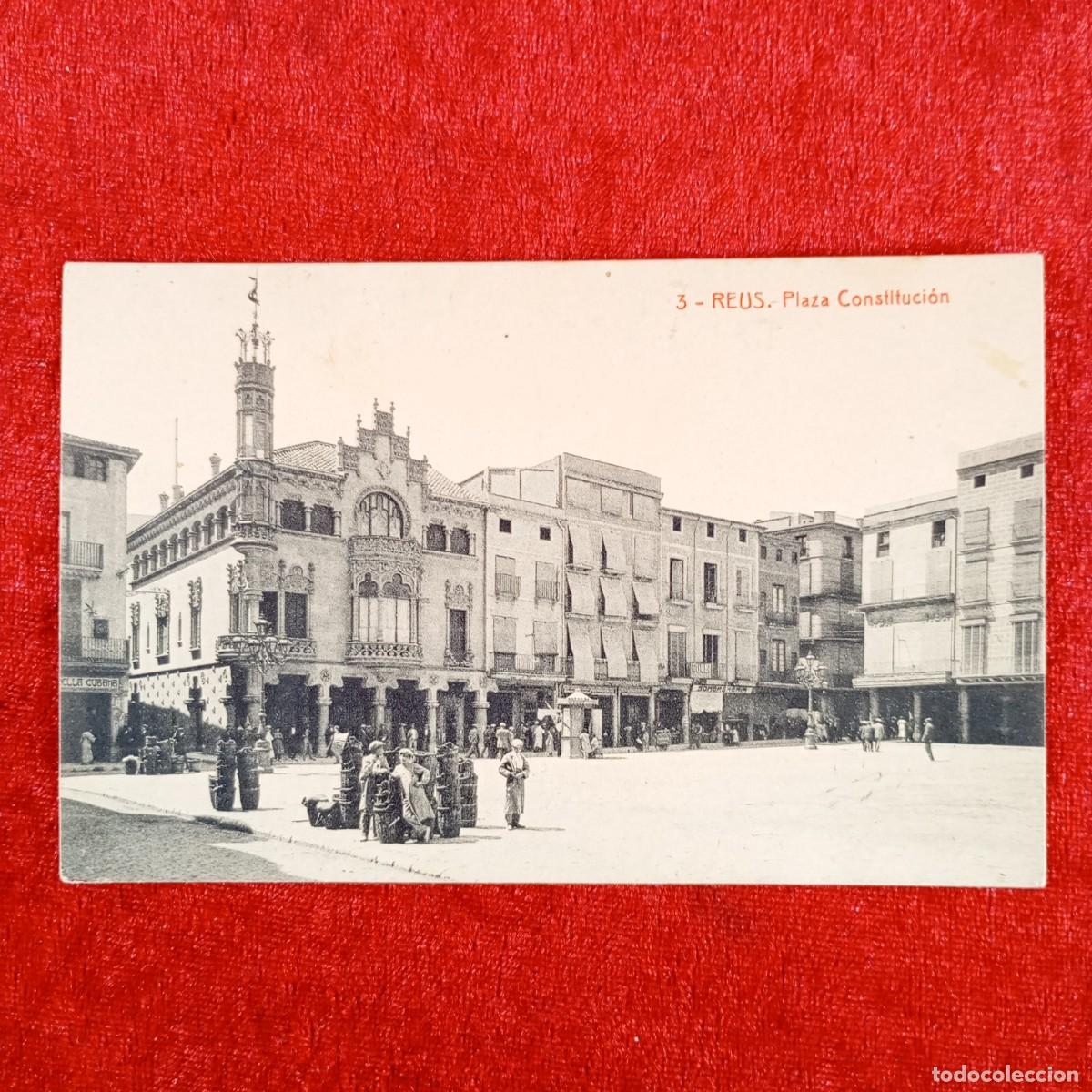 Postales: POSTAL - REUS - PLAZA CONSTITUCI&Oacute;N - 3 - CASA NAV&Aacute;S - 4113 THOMAS - RAR&Iacute;SIMA / 863