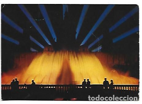 Postales: FUENTE LUMINOSA DE MONTJUICH.- BARCELONA