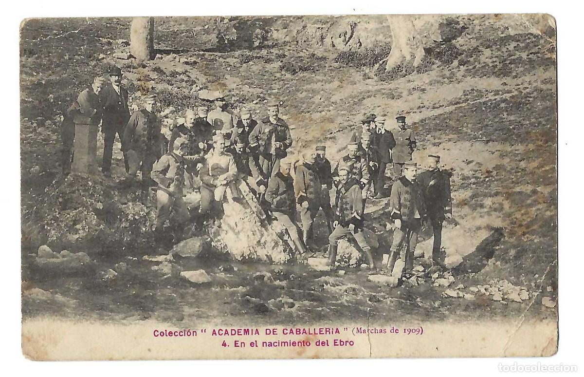 Postales: POSTAL- COLECCION ACADEMIA DE CABALLERIA.- N&ordm; 4, EN EL NACIMIENTO DEL EBRO. ANIMADA. SIN CIRCULAR