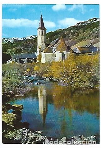 Postales: SANTUARIO DE MONTGARRI REFLEJADO EN EL RIO NOGUERA PALLARESA.- LLEIDA