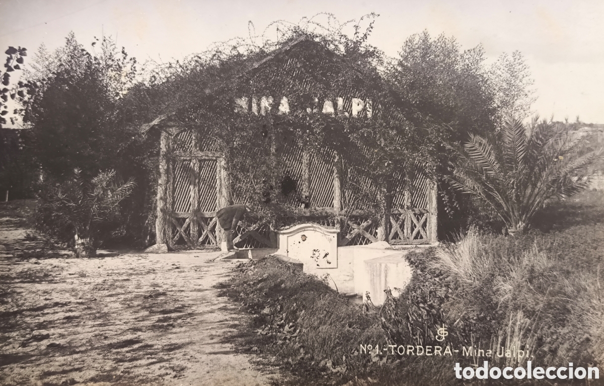 Postales: TORDERA CAN JALP&Iacute; MANANTIAL POSTAL FOTOGR&Aacute;FICA BARCELONA 1915