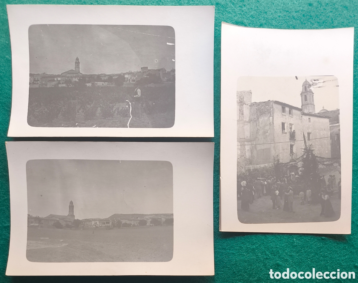 Postales: BARCELONA SANT MART&Iacute; DE PROVEN&Ccedil;ALS POSTAL FOTOGR&Aacute;FICA LOTE 3 1900