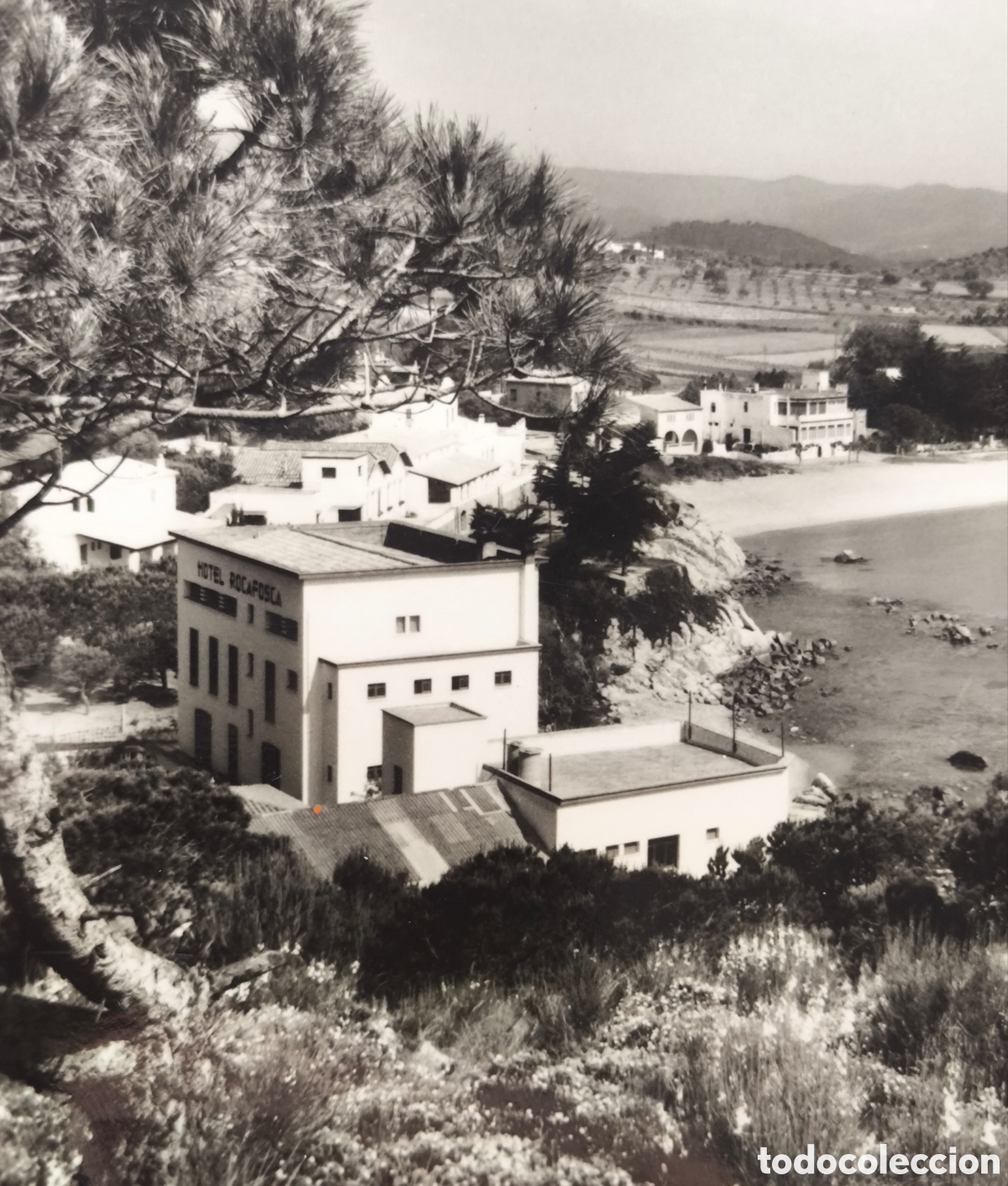 Postales: PALAM&Oacute;S PLATJA FOSCA POSTAL FOTOGR&Aacute;FICA COSTA BRAVA GIRONA C. 1950