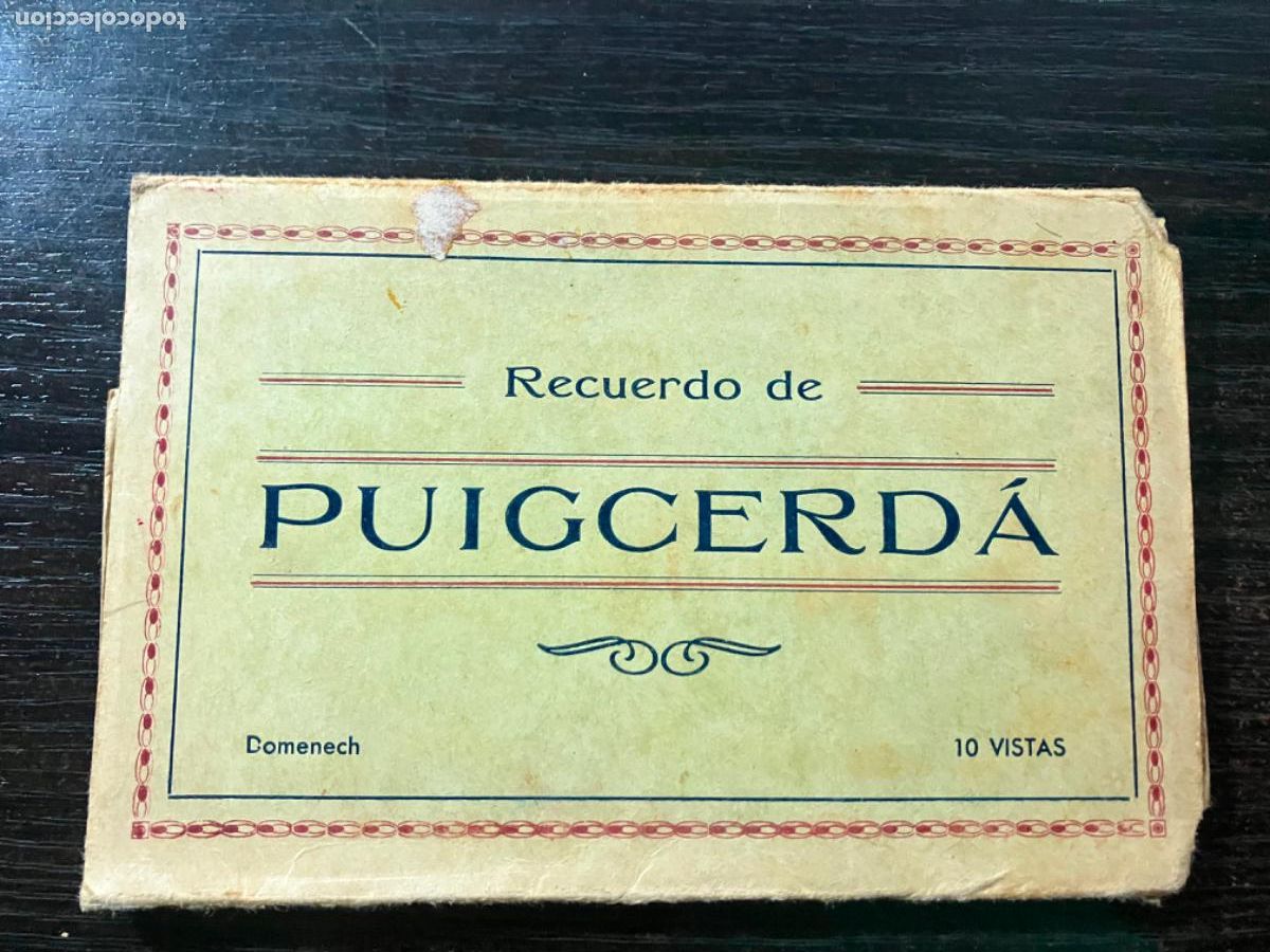 Postales: Puigcerd&agrave; - Girona - Librito bloc de 10 postales