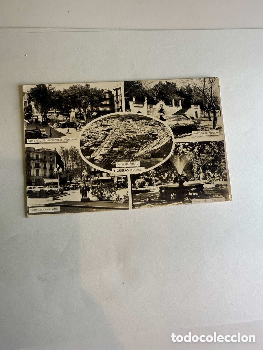 Postales: 1957 Figueres (Gerona) &ndash; Multivista &ndash; Blanco y negro