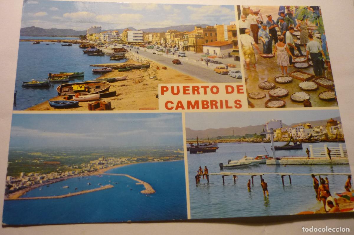 Postales: postal puerto de cambrils circulada