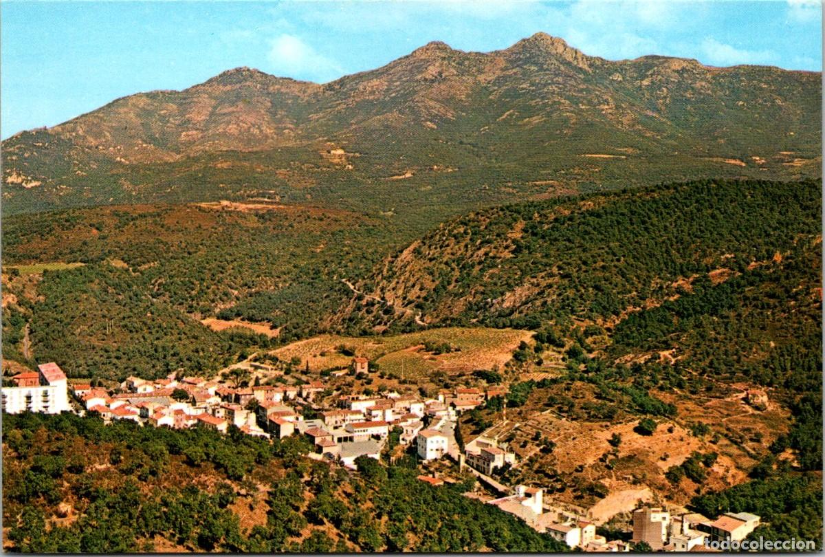 Postales: Le Perthus - La Junquera - Vista a&eacute;rea de la Frontera Franco-Espa&ntilde;ola - Carreras 1840 - 150x100mm