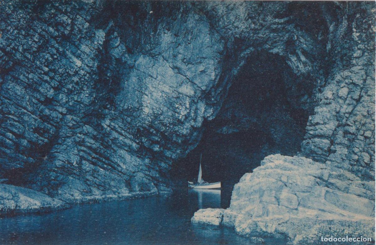 Postales: COSTA BRAVA DE LA ESCALA A L'ESTARTIT, COVA DE LA PENYA DE BAIX DE COLD - L.ROISIN FOT.257 - S/C