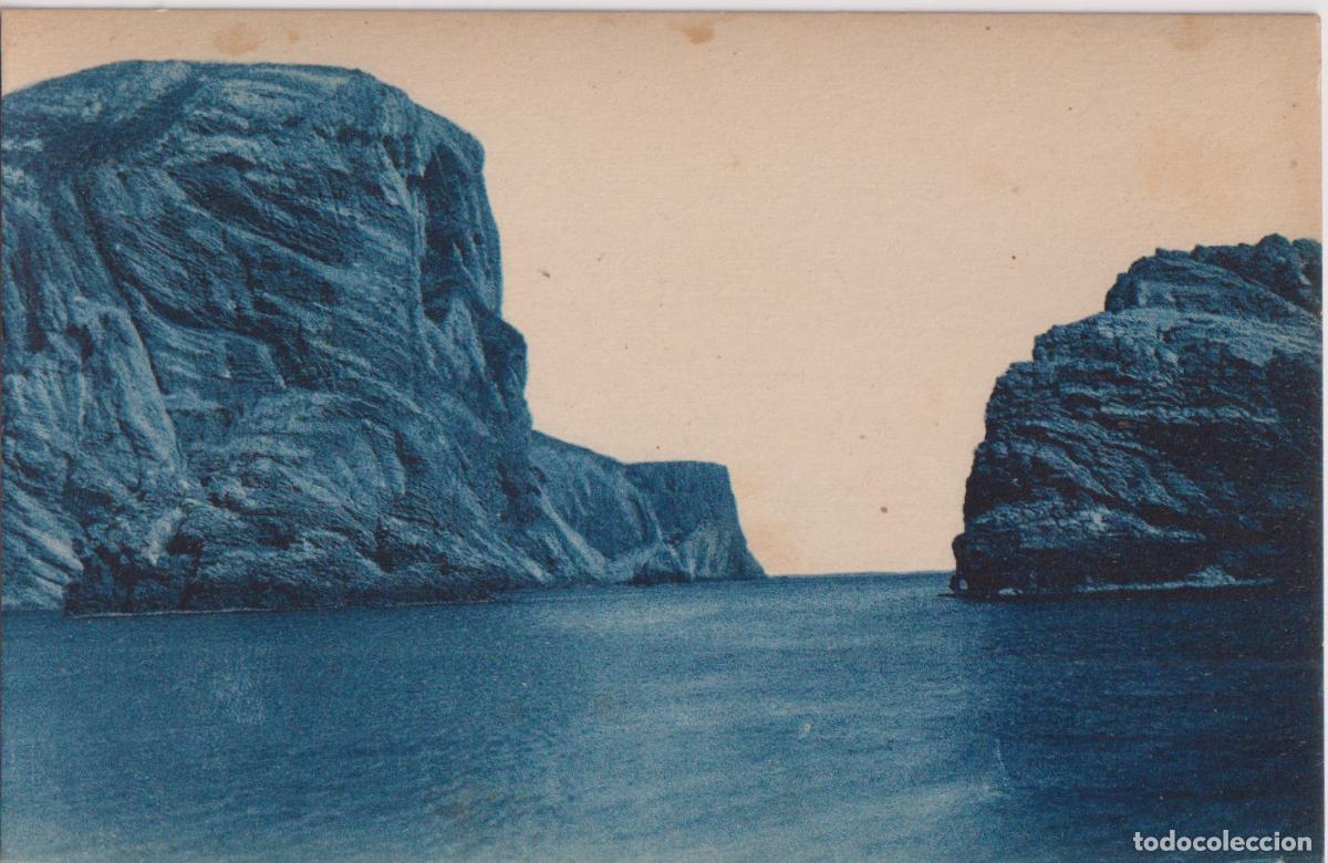 Postales: COSTA BRAVA DE LA ESCALA A L'ESTARTIT, PENYA PAPANANSSAS - L.ROISIN FOT.255 - S/C