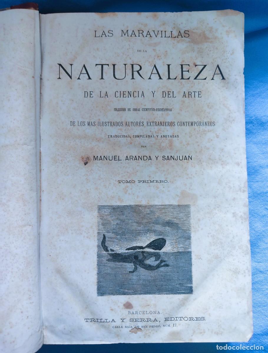Postales: LAS MARAVILLAS DE LA NATURALEZA DE LA CIENCIA Y DEL ARTE ALREDEDOR DE MI CUARTO TOMO PRIMERO