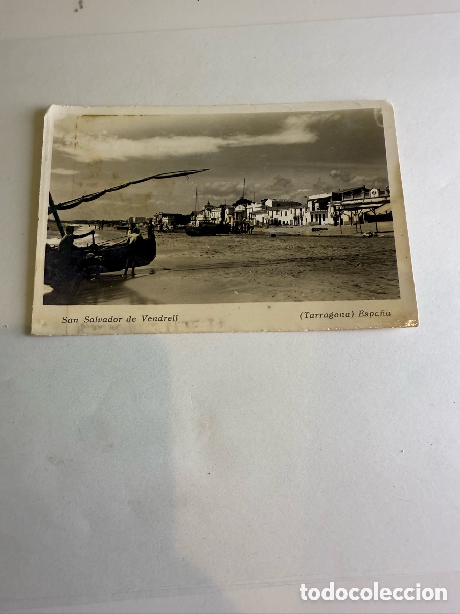 Postales: Postal San Salvador de El Vendrell (Tarragona) &ndash; Blanco y negro &ndash; Original de la &eacute;poca 1954