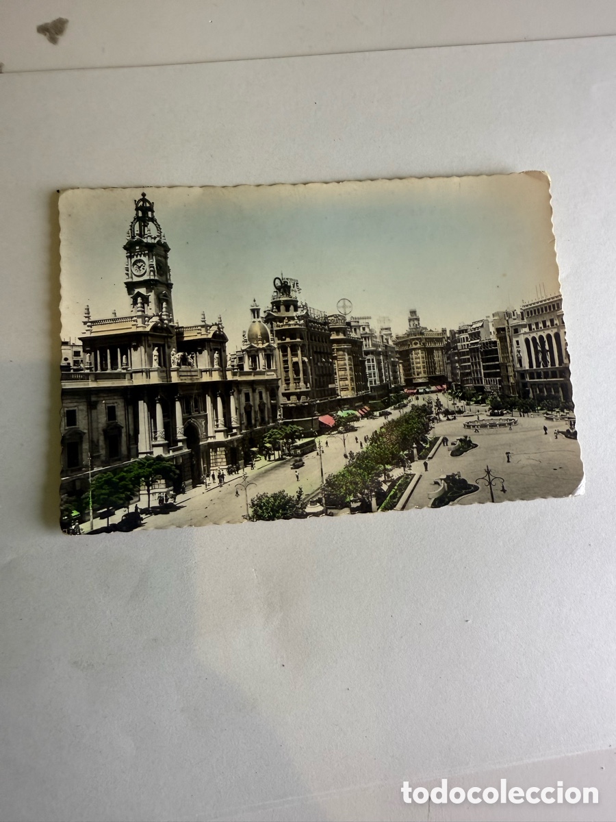 Postales: Postal Valencia Plaza del Caudillo Color Original de la &eacute;poca