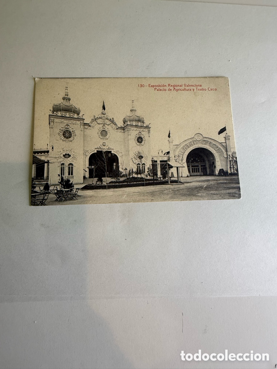 Postales: Postal Valencia Exposici&oacute;n Regional Valenciana Blanco y negro Original de la &eacute;poca