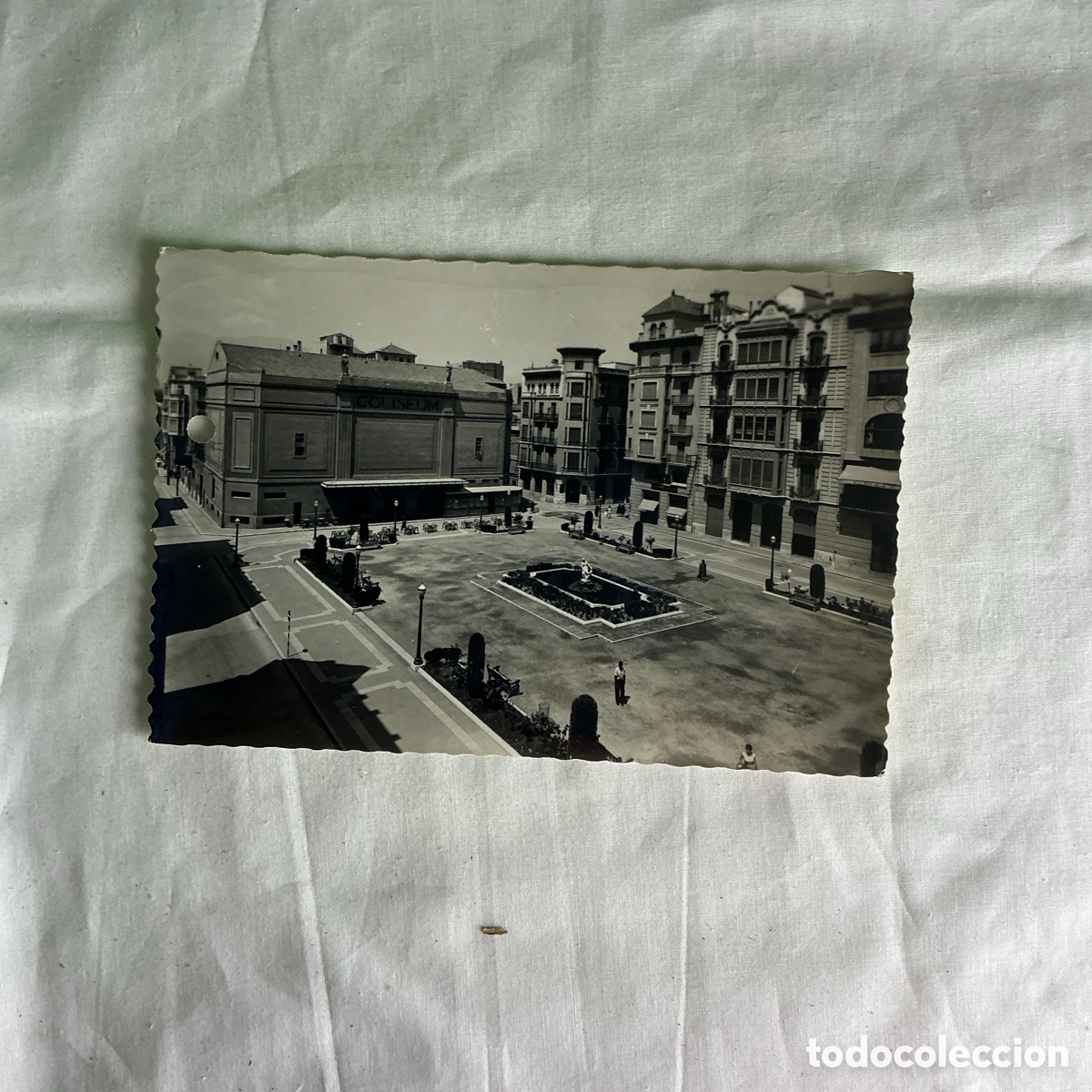 Postales: Postal Tortosa &ndash; Plaza de Alfonso XII &ndash; Blanco y negro &ndash; Original de la &eacute;poca