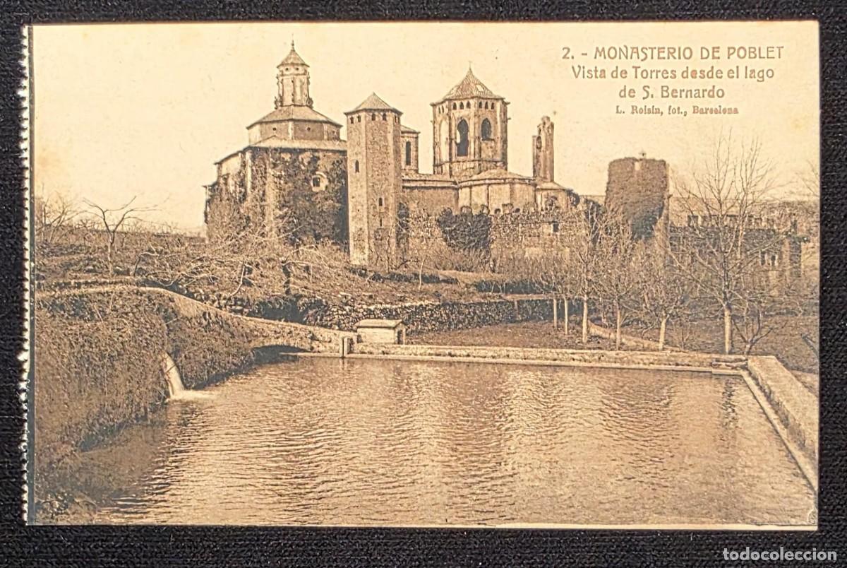 Postales: P.1121 Postal Antigua Monasterio de Poblet &ndash; L. Roisin Barcelona &ndash; Tarjeta Postal Original