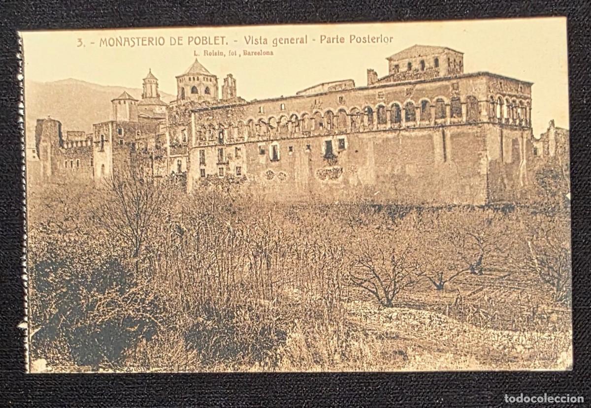 Postales: P.1122 Postal Antigua Monasterio de Poblet &ndash; L. Roisin Barcelona &ndash; Tarjeta Postal Original