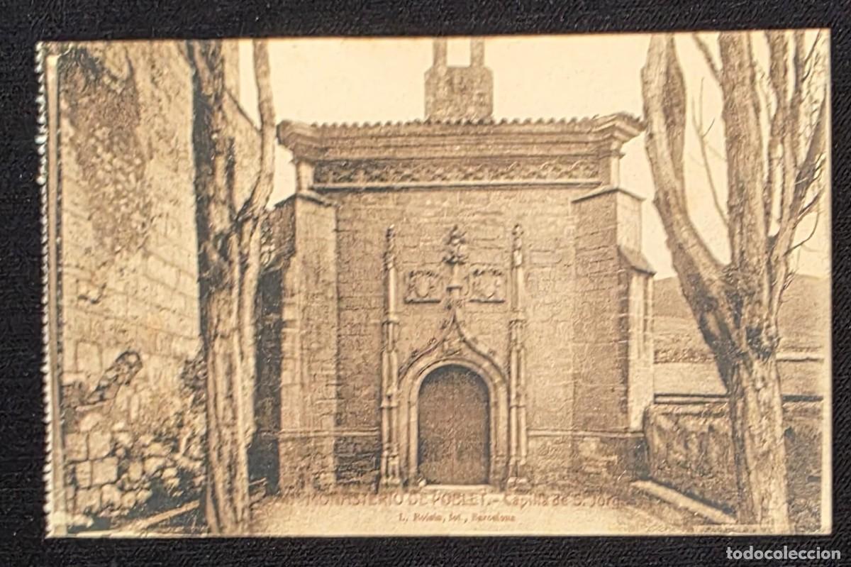 Postales: P.1123 Postal Antigua Monasterio de Poblet &ndash; L. Roisin Barcelona &ndash; Tarjeta Postal Original