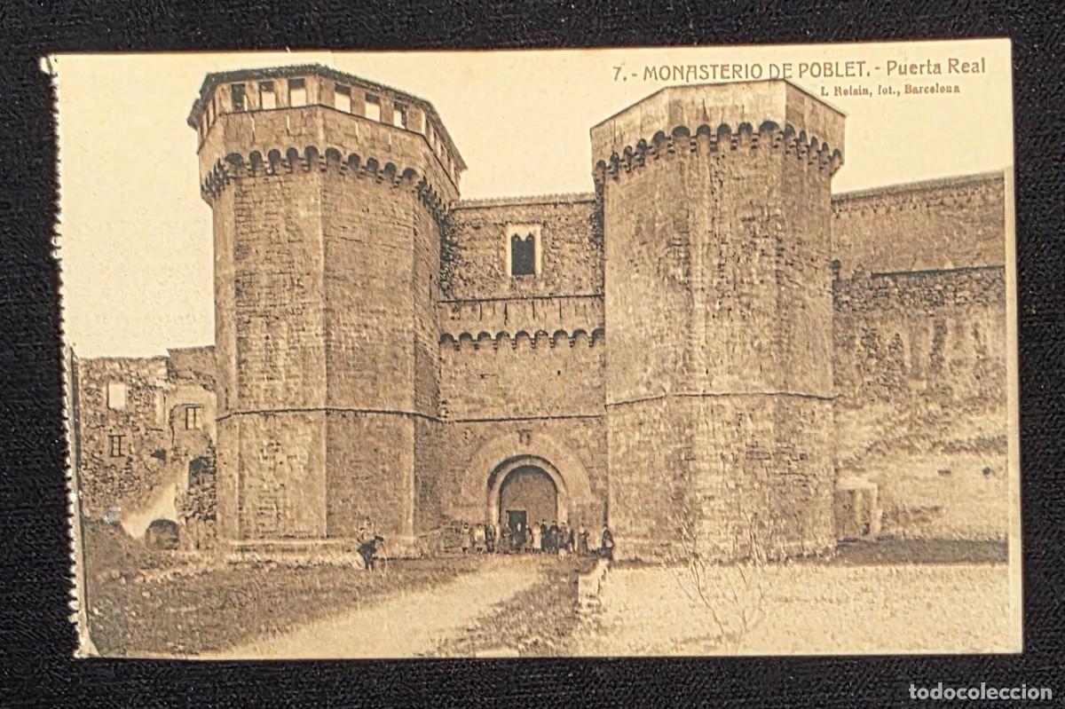 Postales: P.1126 Postal Antigua Monasterio de Poblet &ndash; L. Roisin Barcelona &ndash; Tarjeta Postal Original