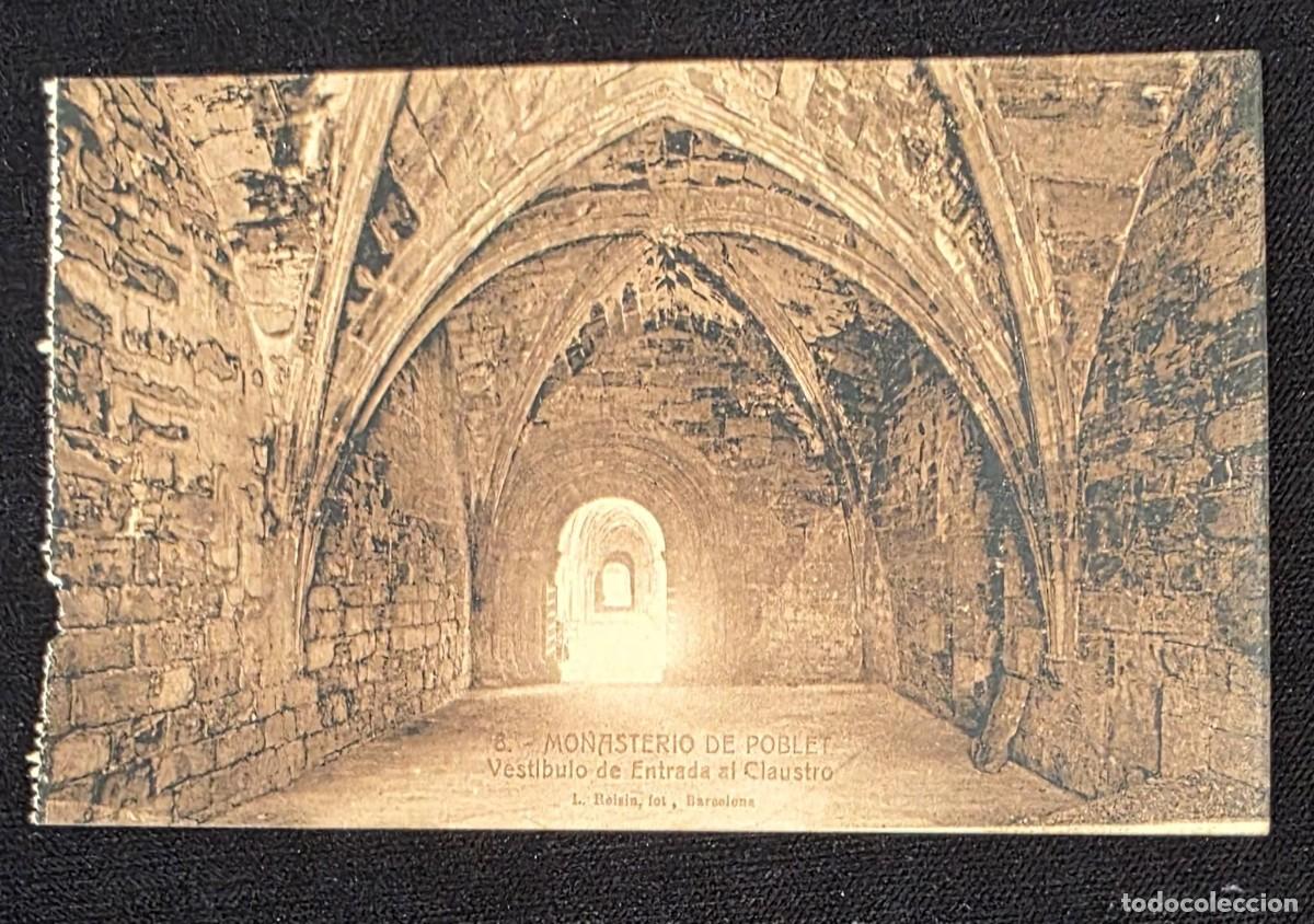 Postales: P.1127 Postal Antigua Monasterio de Poblet &ndash; L. Roisin Barcelona &ndash; Tarjeta Postal Original