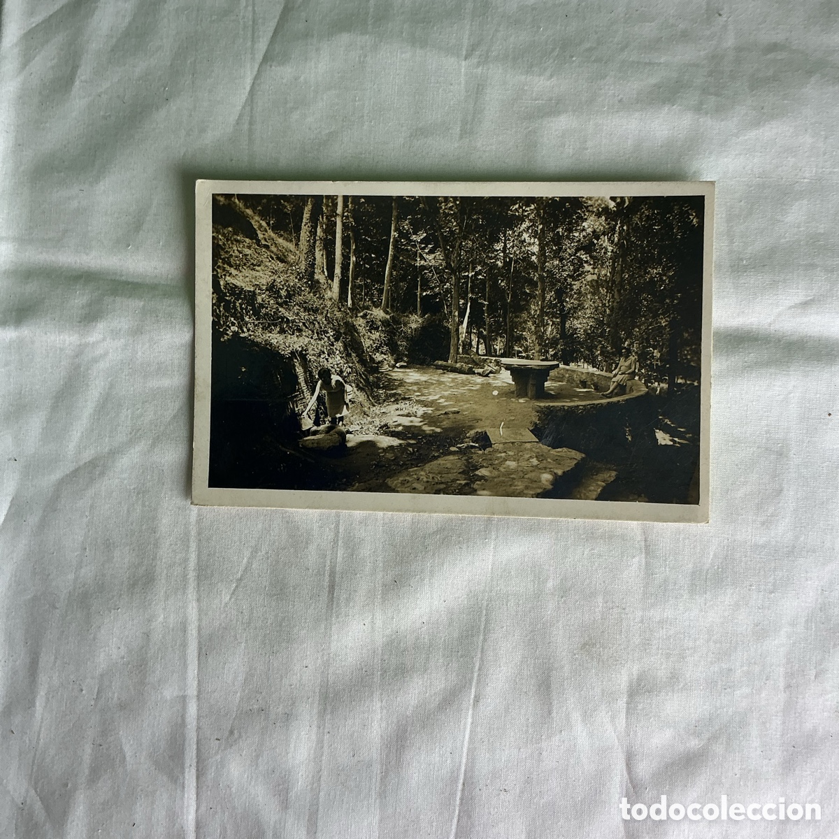 Postales: Postal Gualba Montseny 1947 Blanco y negro Original de la &eacute;poca