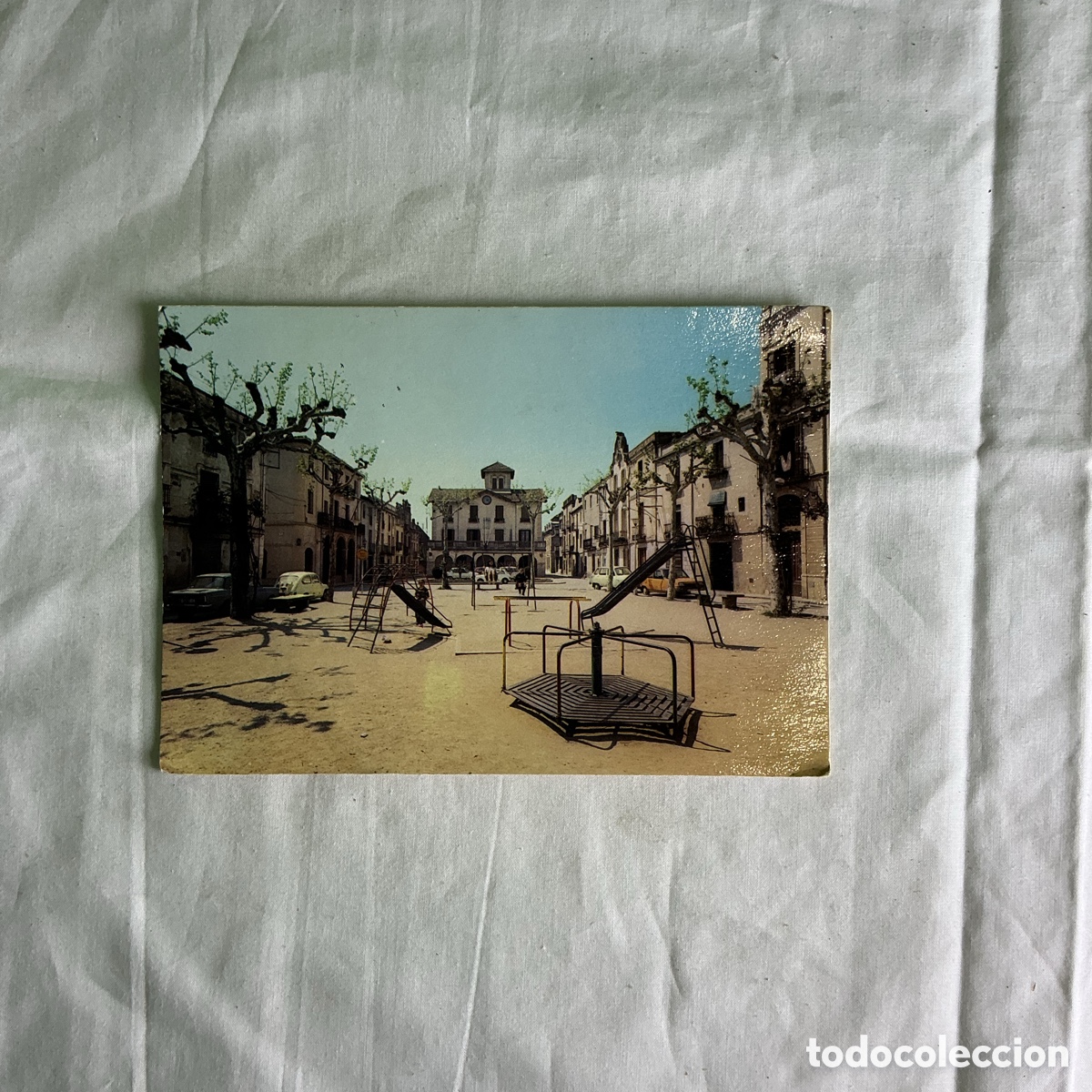 Postales: Postal Cardedeu Plaza Sant Joan Color Original de la &eacute;poca
