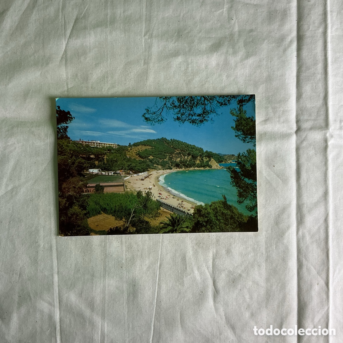Postales: Postal Lloret de Mar Cala Santa Cristina Color Original de la &eacute;poca