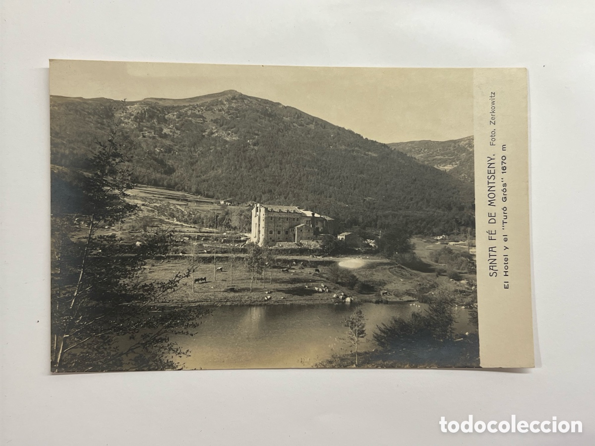 Postales: SANTA FE DE MONTSENY (Barcelona) Postal Zerkowitz.. El Hotel y el Turo Gros . Edi, Alem&aacute;na