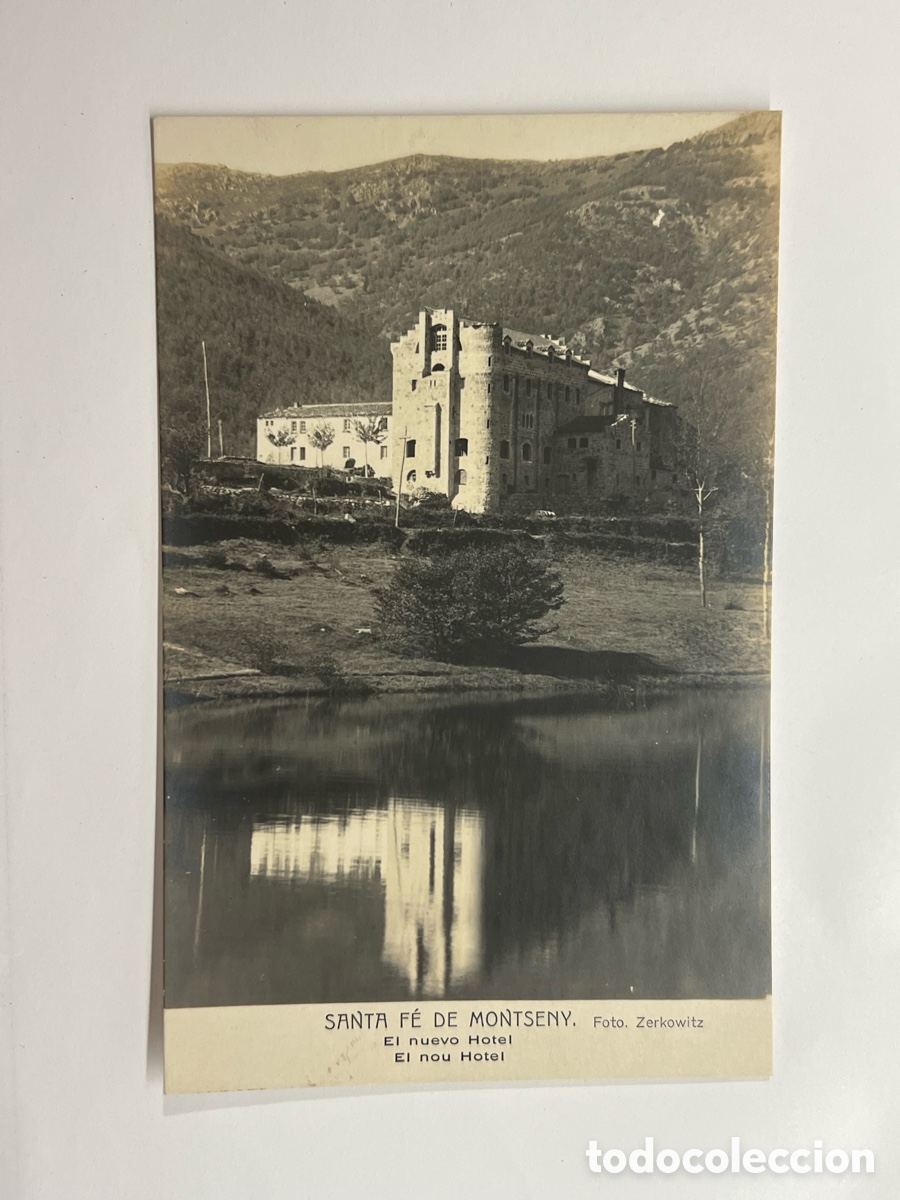 Postales: SANTA FE DE MONTSENY (Barcelona) Postal Zerkowitz.. El nuevo Hotel. Edi, Alem&aacute;na