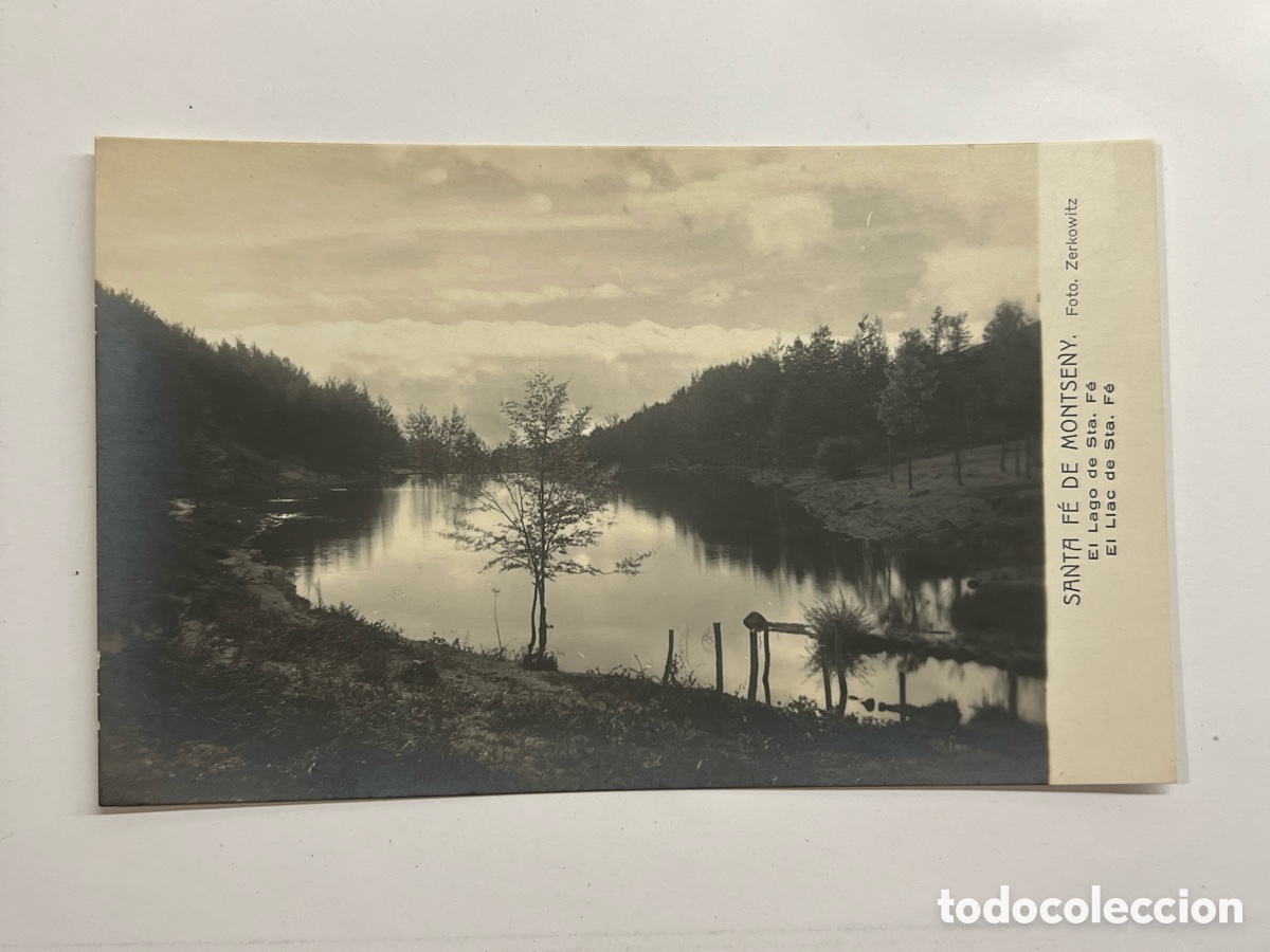 Postales: SANTA FE DE MONTSENY (Barcelona) Postal Zerkowitz.. El Lago de Sta. Fe. Edi, Alem&aacute;na