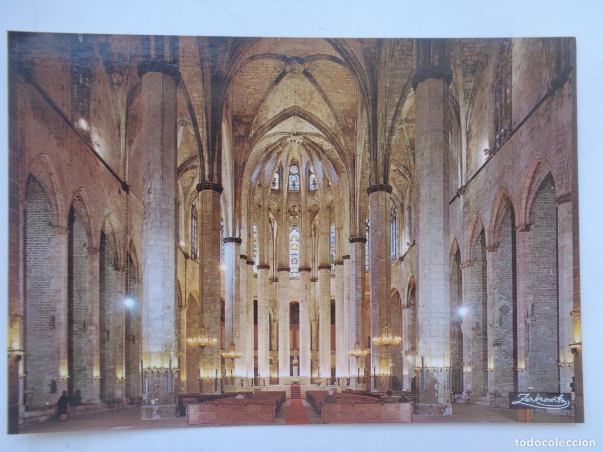 Postcards: POSTAL DE BARCELONA : BASILICA DE SANTA MARIA DEL MAR , ALTAR MAYOR . DE ZERKOWITZ