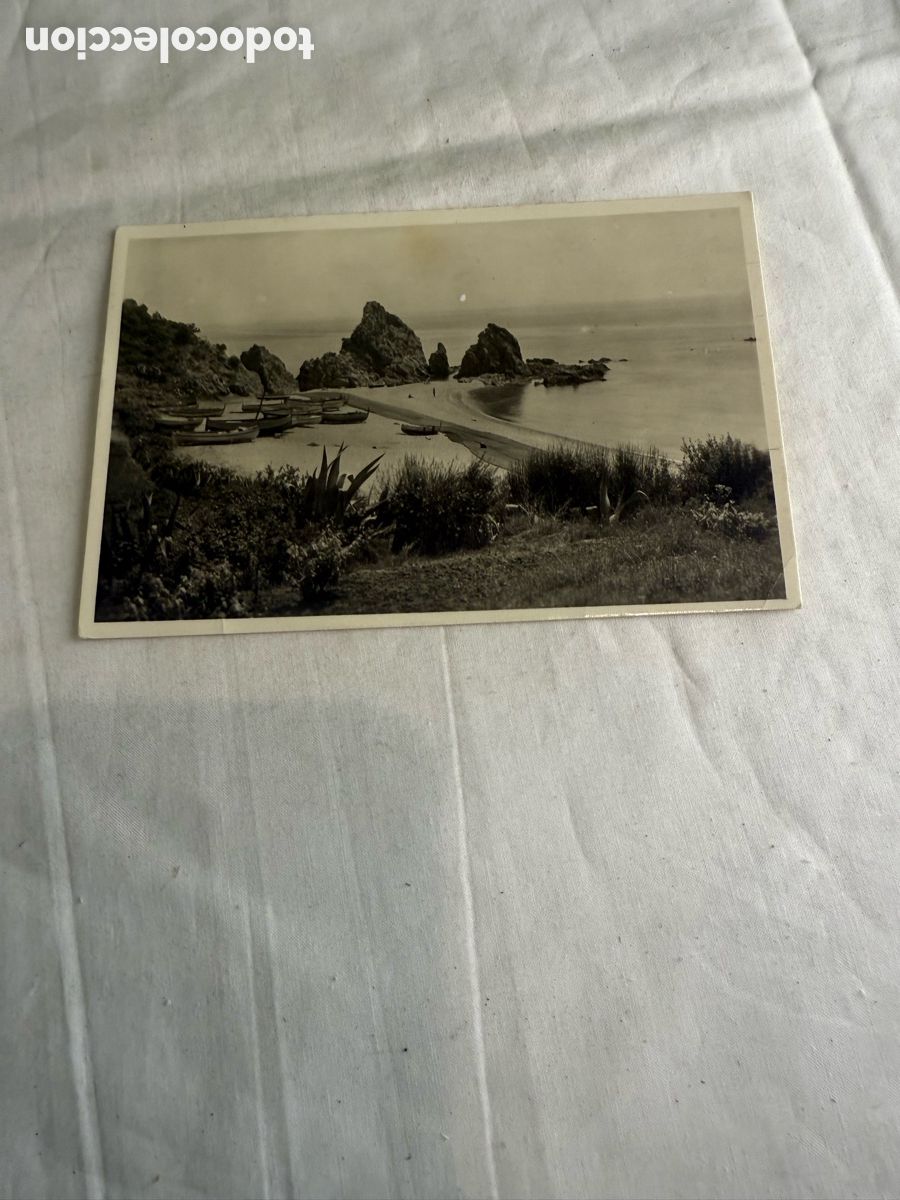 Postales: Postal Tossa de Mar La Mar Menuda blanco y negro original de la &eacute;poca